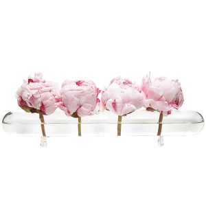 Flute Glass Modern Clear Flower Vase