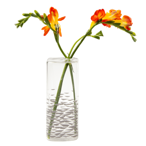 Decal Glass Modern Flower Vase